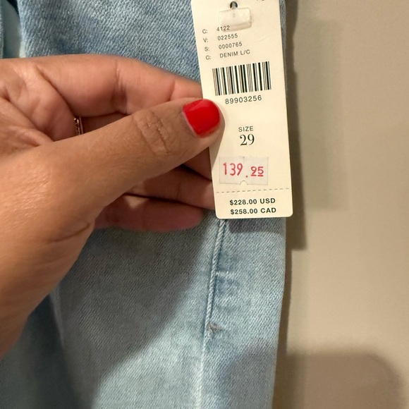 Citizens of Humanity Lyra Wide Leg Crop in marquee, size 29, NWT - Picture 16 of 16